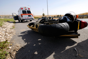 Photo of motorcycle accident 