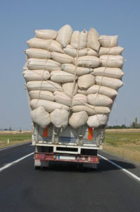 overloaded trucks
