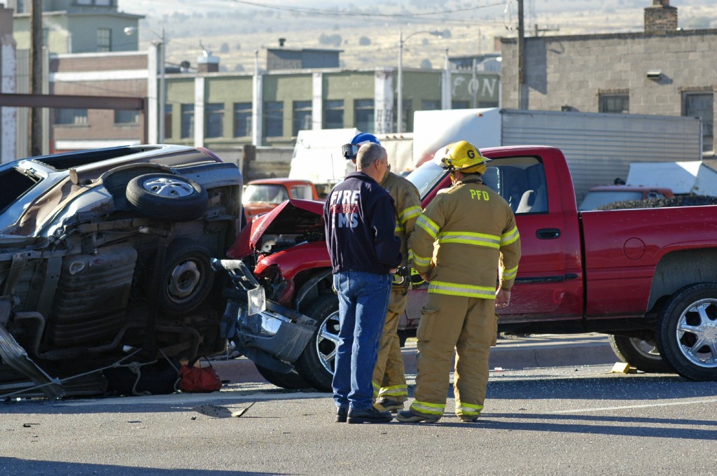Rollover Crash on Research Boulevard